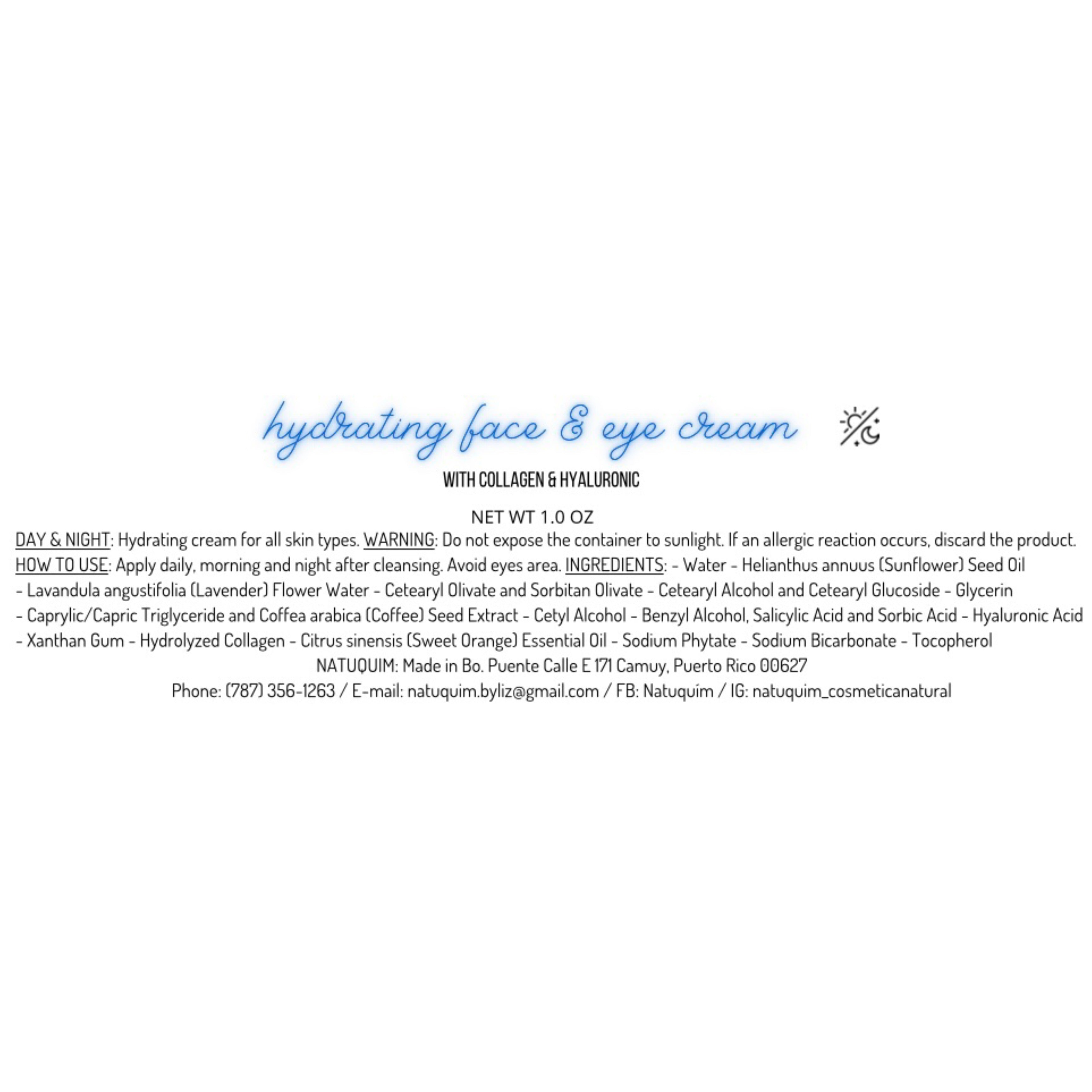 Hydrating Face & Eye Cream (For Him)