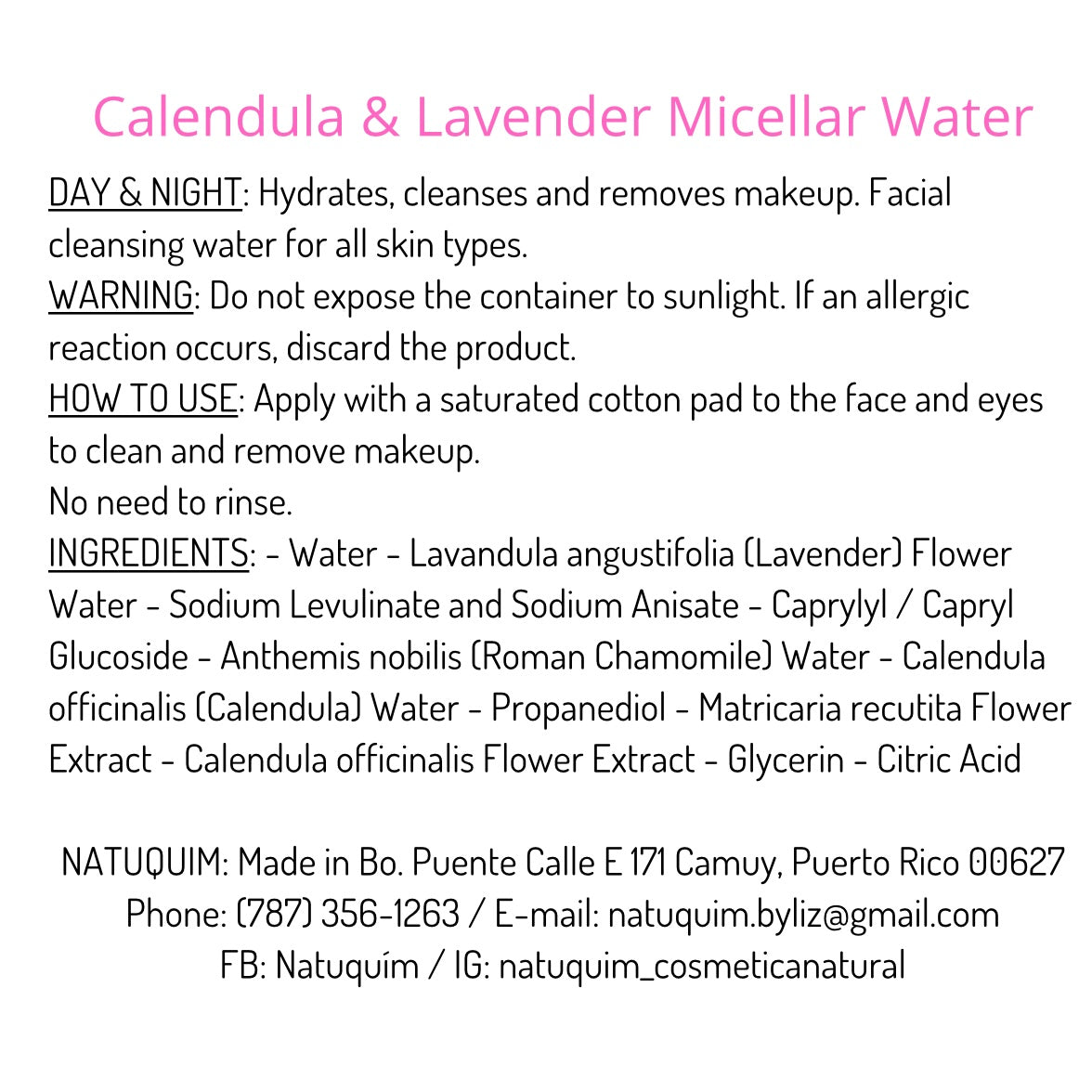 Micellar Water