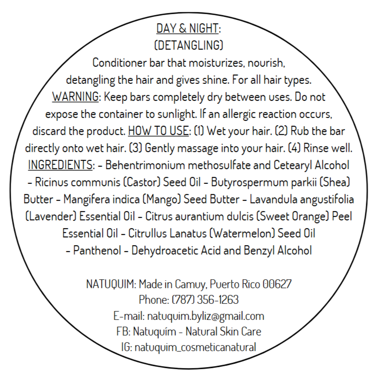 Hair Conditioner Bar