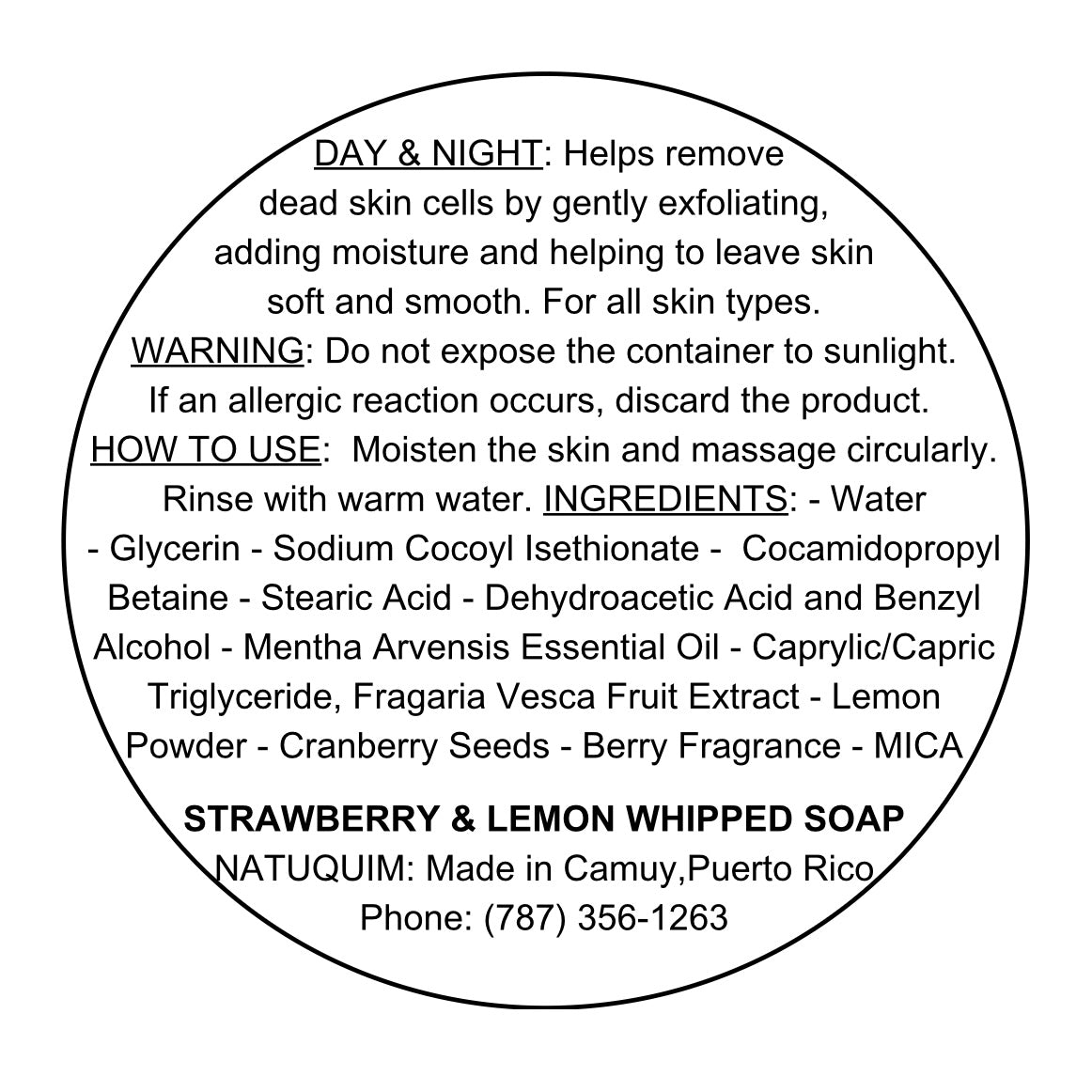 Foaming Body Scrubs