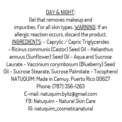 Gel Makeup Remover and Cleanser