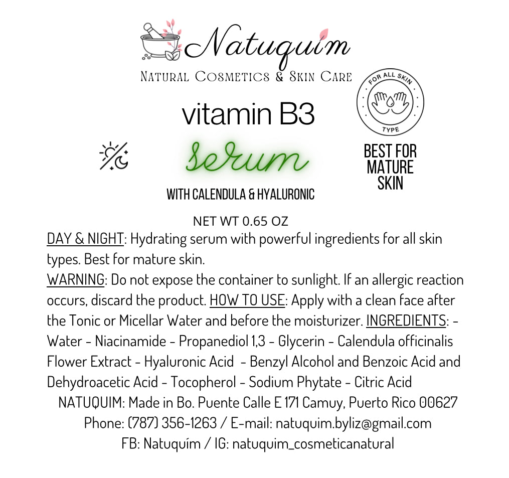 Vitamin B3 Face Serum Natuquím